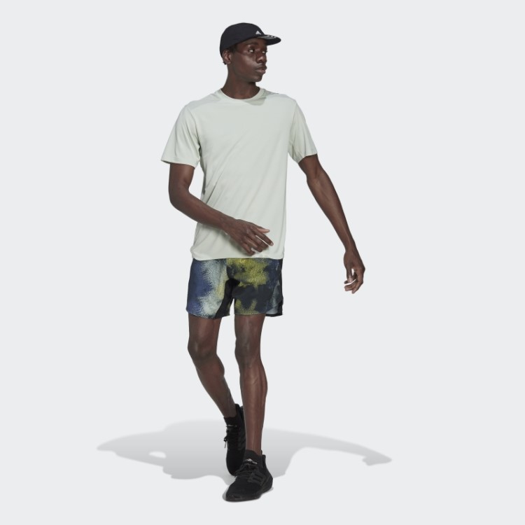 Adidas D4t Hiit Bermuda De Treino Allover Amarelo Quente