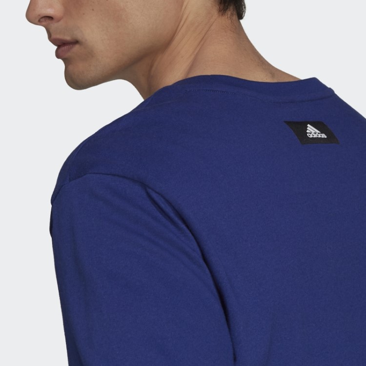 Future Icons Logo Graphic Tee Adidas Victory Blue
