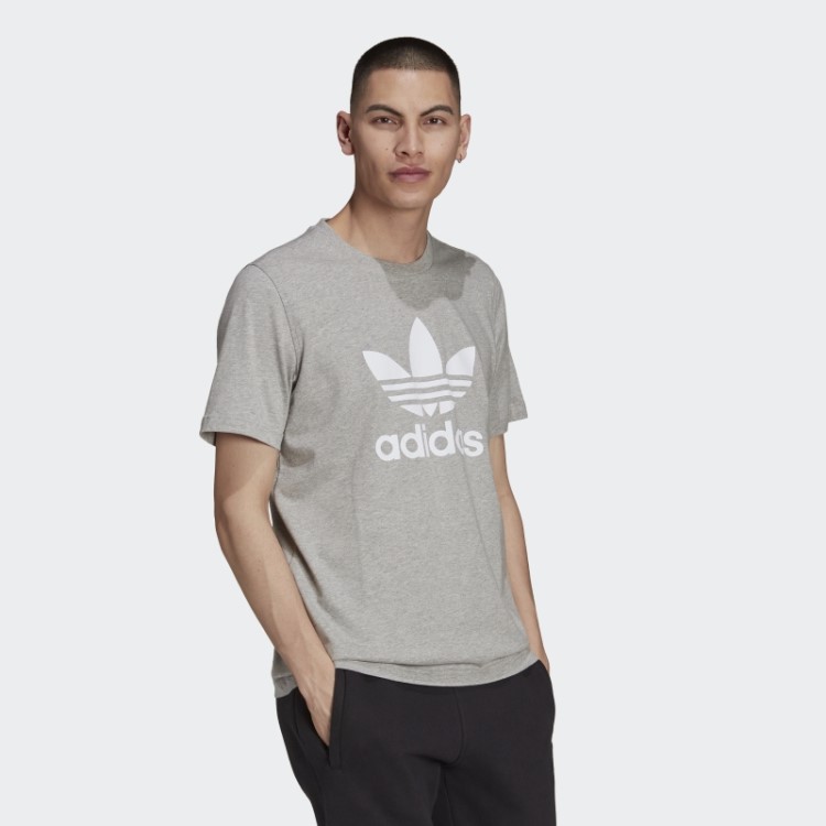 Camiseta Adidas Cinza Médio Adicolor Classics Trefoil