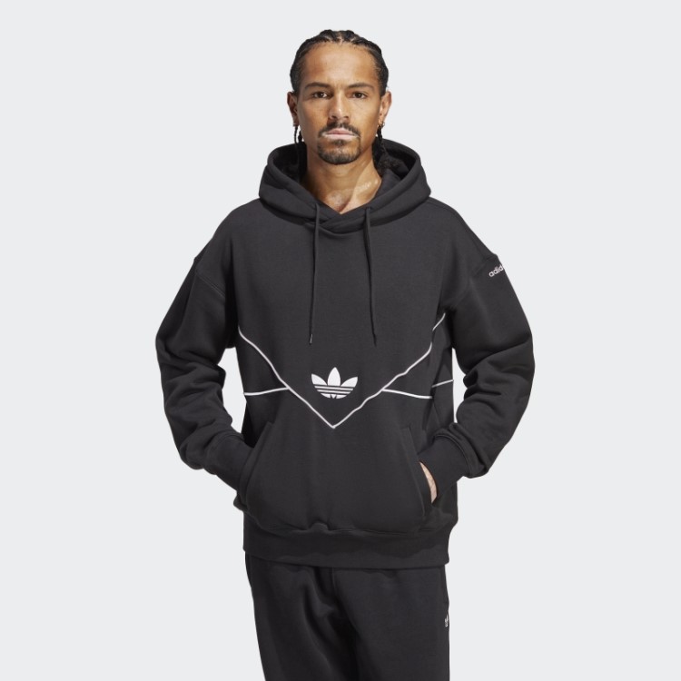Moletom Adicolor Arquivo Sazonal Adidas Preto