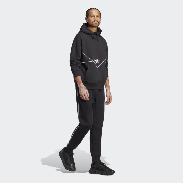 Moletom Adicolor Arquivo Sazonal Adidas Preto