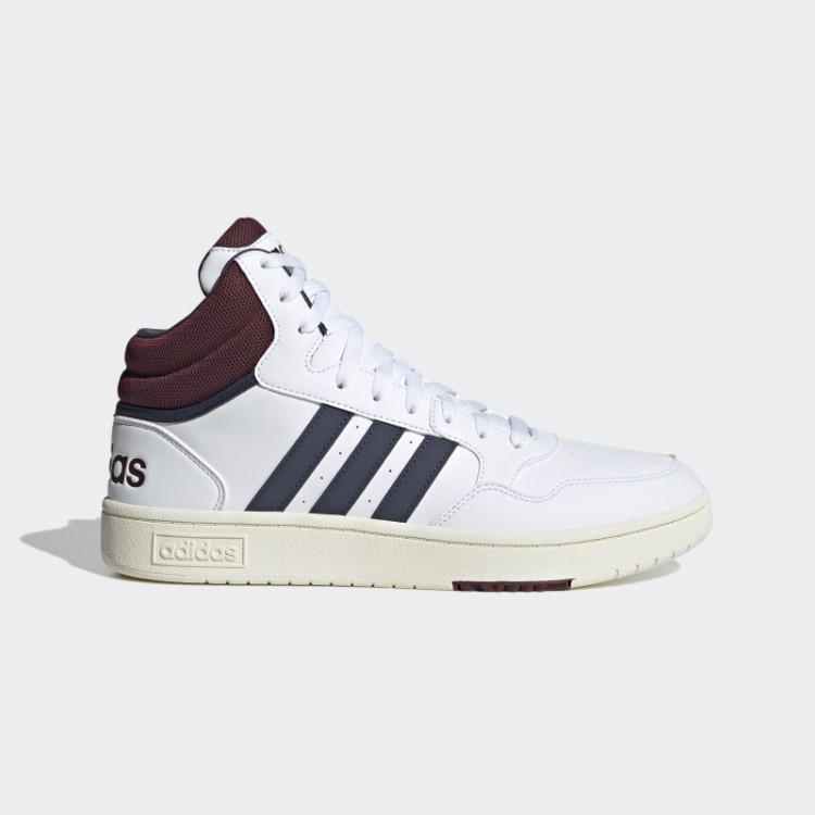 Tênis Branco Adidas Hoops 3.0 Mid Classic Vintage