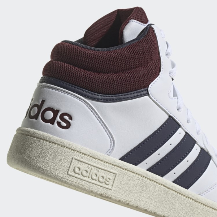 Tênis Branco Adidas Hoops 3.0 Mid Classic Vintage