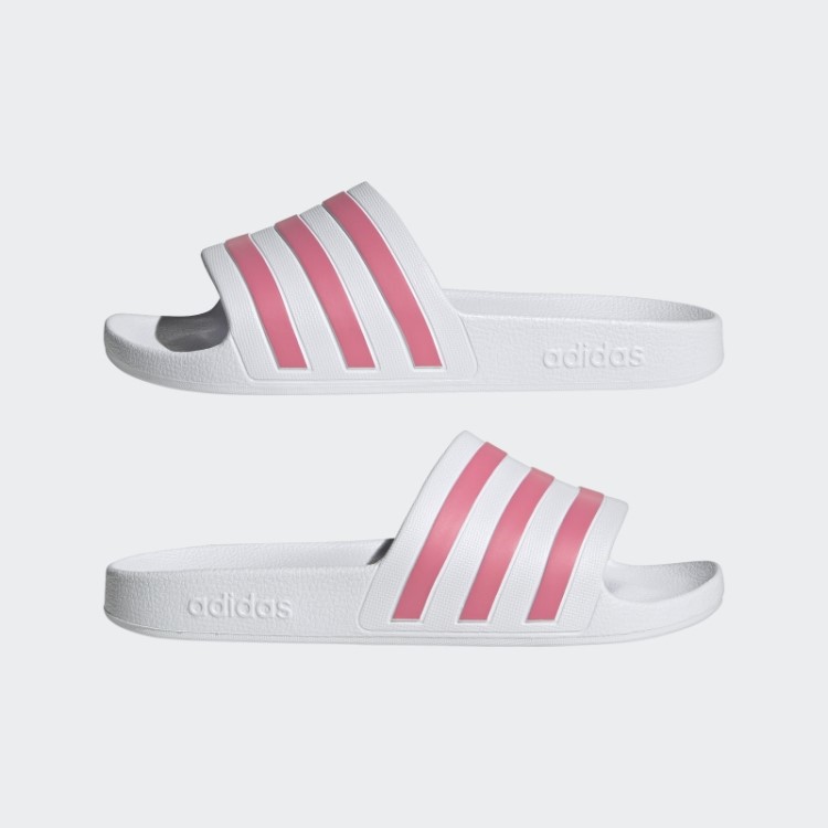 Slides Aqua Branco Adilette Adidas