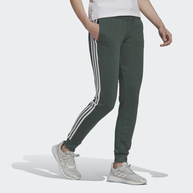 Calça De Lã Com As Três Listras Adidas Green Oxide Essentials