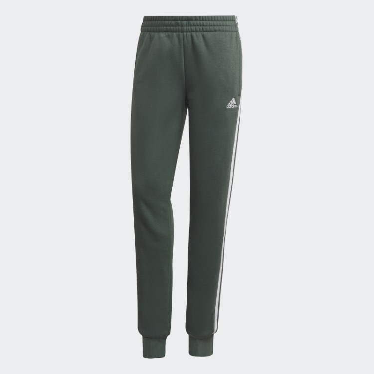 Calça De Lã Com As Três Listras Adidas Green Oxide Essentials