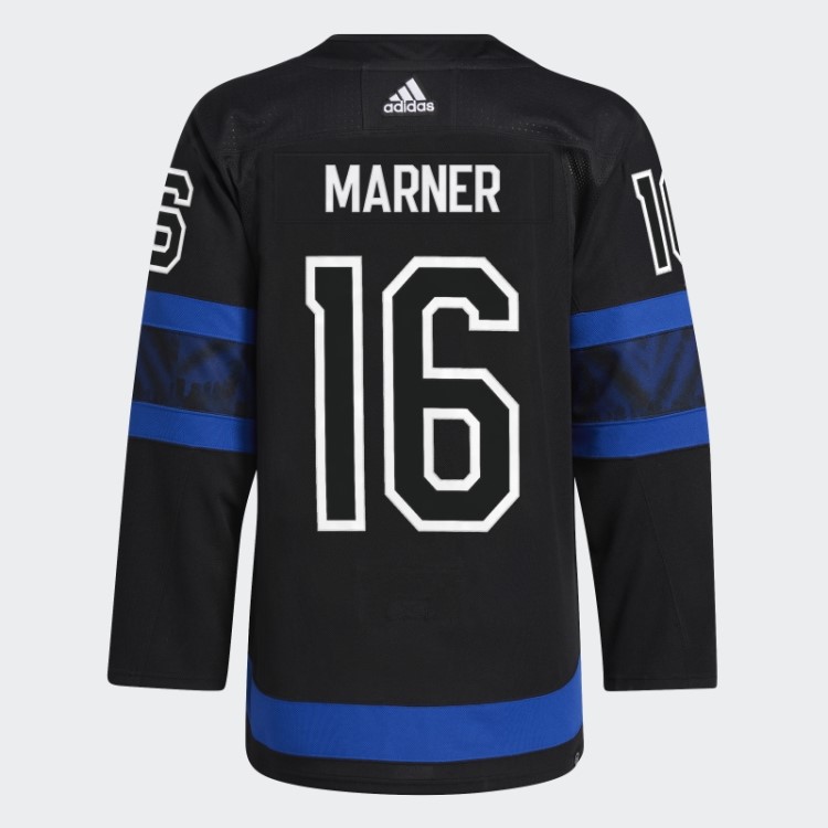 Black Maple Leafs Marner Terceira Camisa Profissional Autêntica Adidas