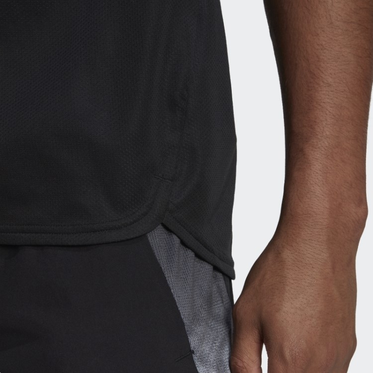 Camiseta De Treino Adidas Preta Projetada Para Movimento Aeroready Hiit