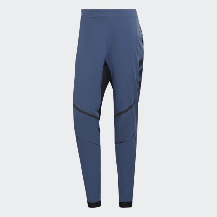 Calça De Corrida Em Trilha Híbrida Adidas Terrex Agravic De Aço