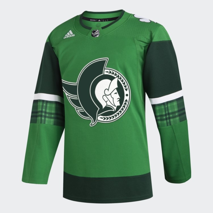 Camisa Ottawa Senators St Pats Kelly Green11ccm Adidas