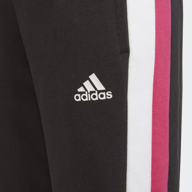 Fato De Treino Colorblock Crop Top Real Magenta Adidas