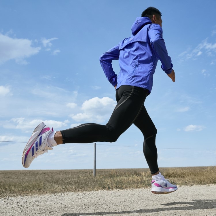 Tênis De Corrida Branco Fashion Adidas Adizero Sl