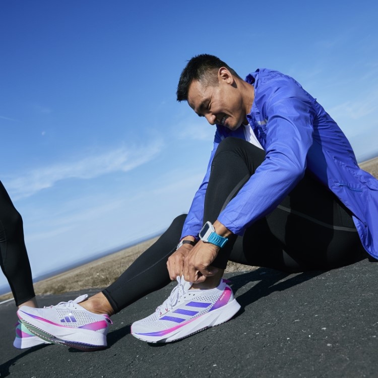 Tênis De Corrida Branco Fashion Adidas Adizero Sl