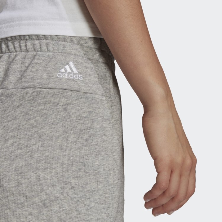 Short Cinza Médio Adidas Essentials Slim Com Logo