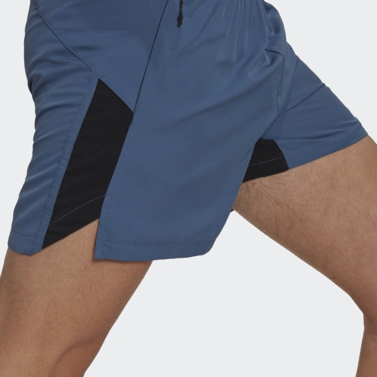 Bermuda De Corrida Adidas Terrex Em Aço