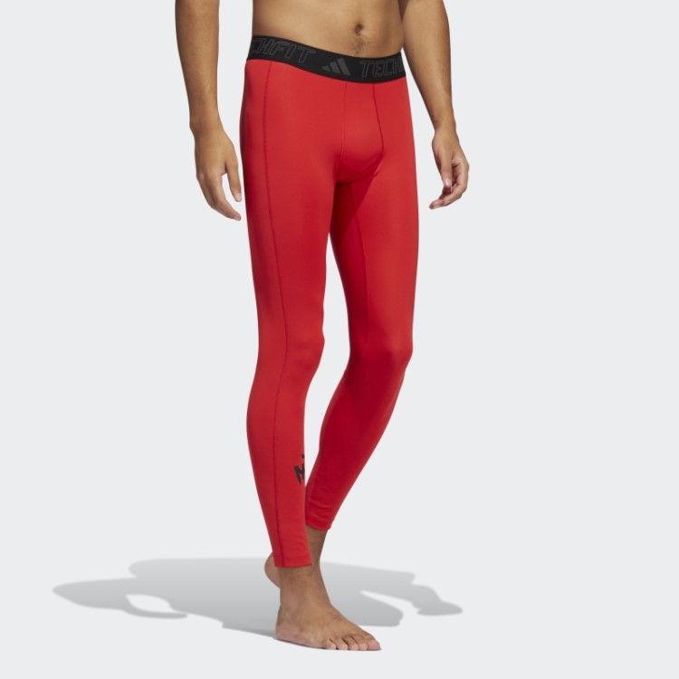 Meia-calça Mahomes Techfit Vermelha Adidas