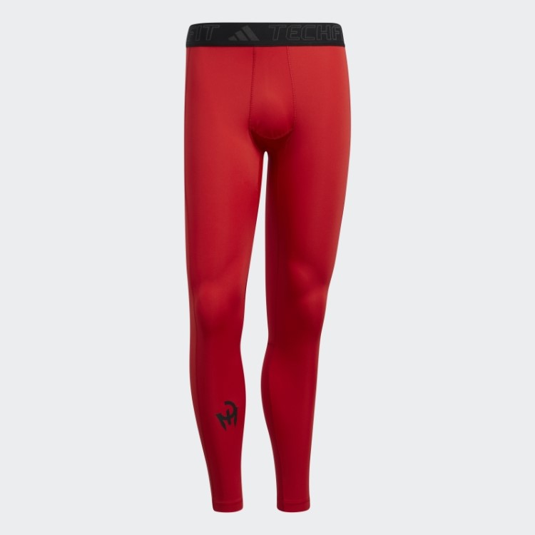 Meia-calça Mahomes Techfit Vermelha Adidas