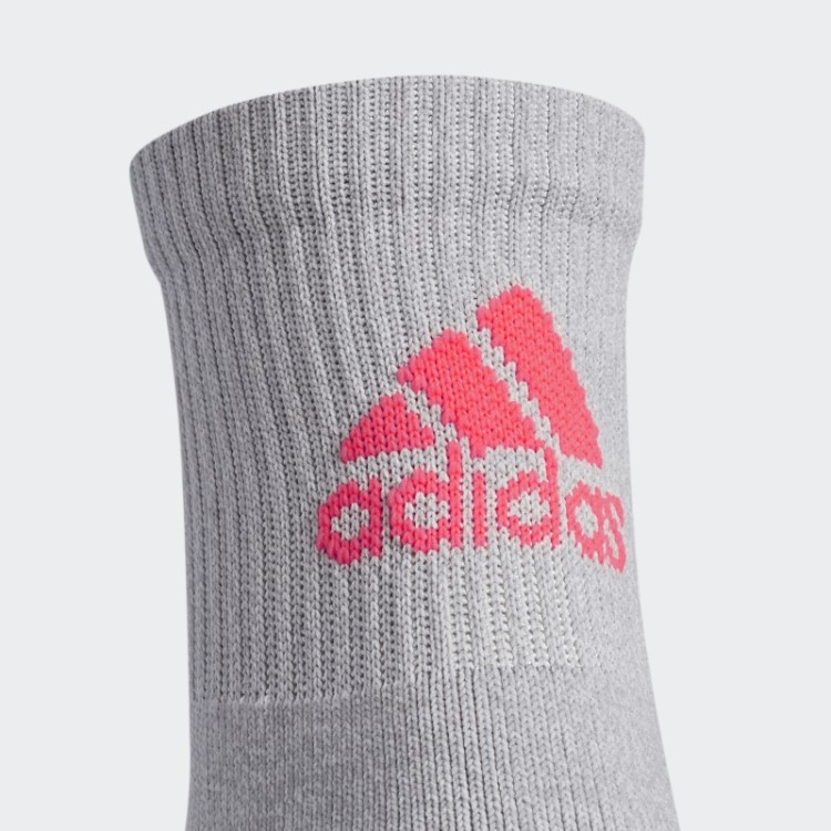 Meias Adidas Running Superlite Cinza Claro 2 Pares