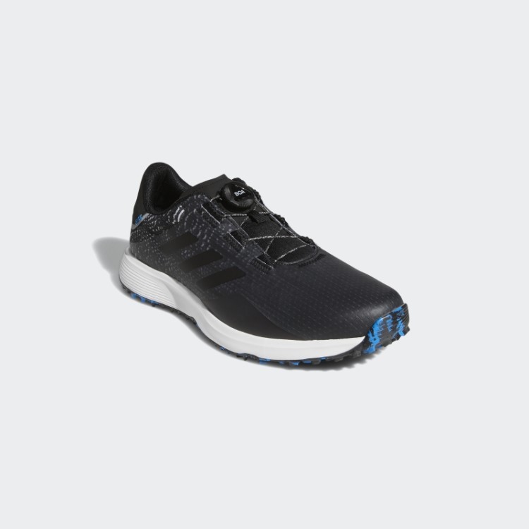 Tênis De Golfe Adidas Preto S2g Boa Largo Sem Pontas