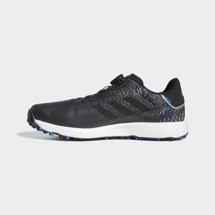 Tênis De Golfe Adidas Preto S2g Boa Largo Sem Pontas