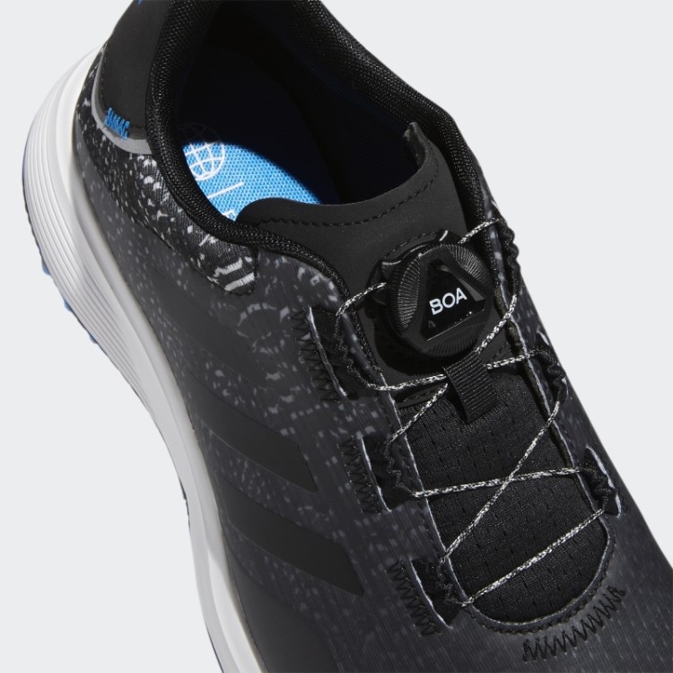 Tênis De Golfe Adidas Preto S2g Boa Largo Sem Pontas