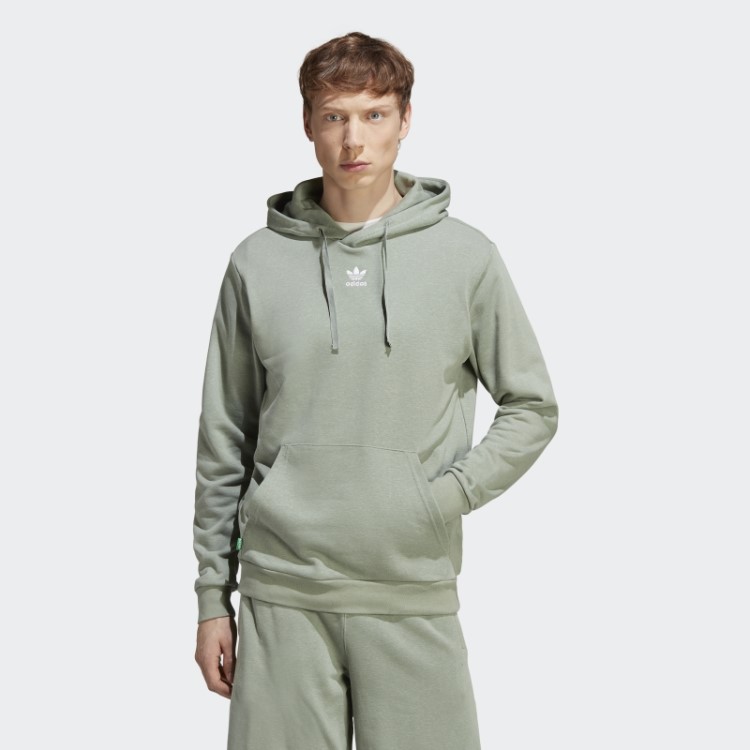 Essentials+ Made With Hemp Moletom Verde Prateado Adidas