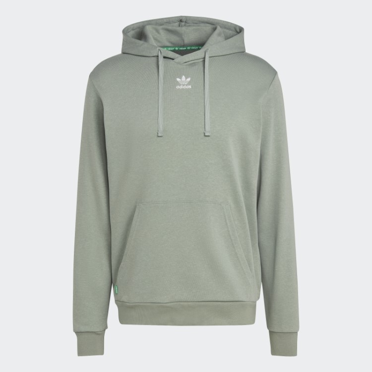 Essentials+ Made With Hemp Moletom Verde Prateado Adidas