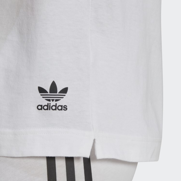 Camiseta De Algodão Comfort Core Branca Adidas