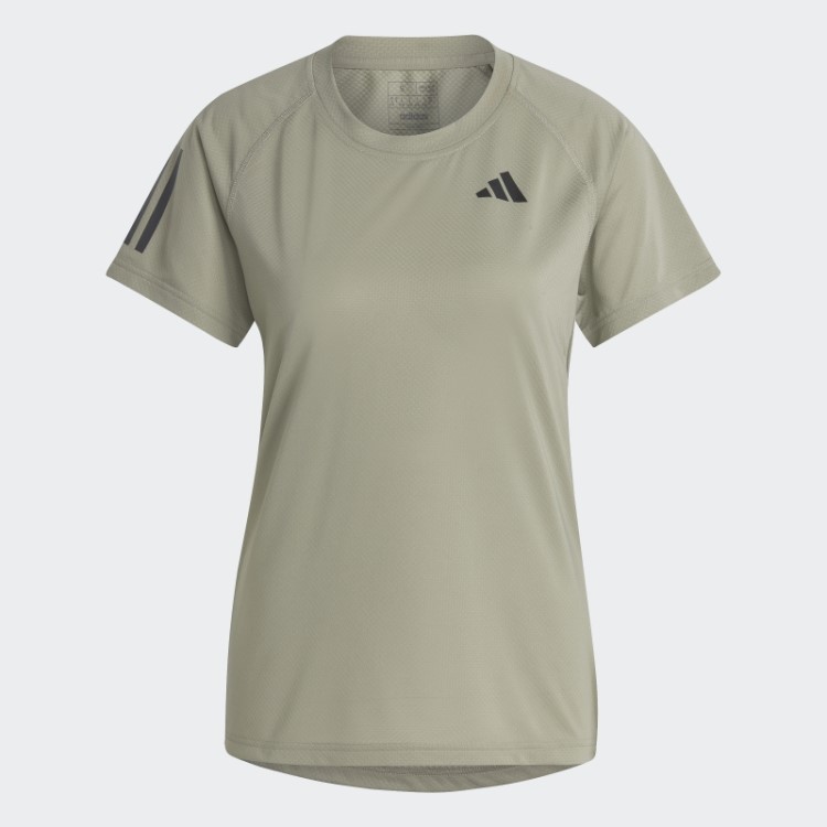 Camiseta De Tênis Adidas Club Silver Pebble