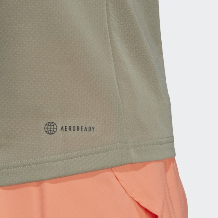 Camiseta De Tênis Adidas Club Silver Pebble