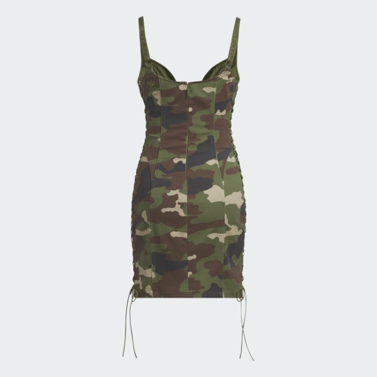 Minivestido De Sarja Adidas Aop Camo