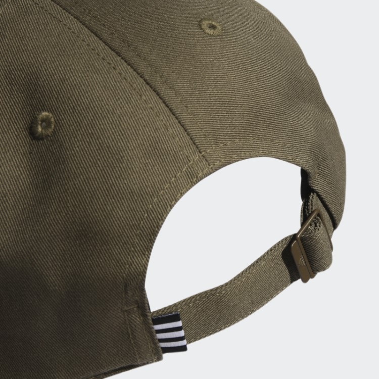 Boné De Sarja Com As Três Listras De Beisebol Adidas Olive