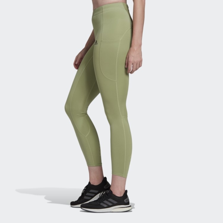 Leggings 7/8 De Corrida Adidas Fastimpact Limão