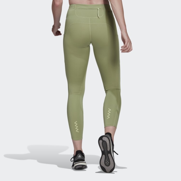 Leggings 7/8 De Corrida Adidas Fastimpact Limão