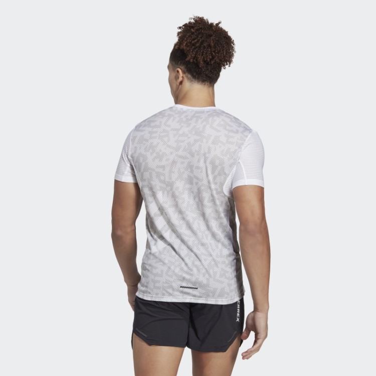 Camiseta De Corrida Branca Adidas Terrex Agravic Pro