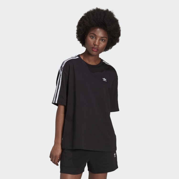 Camiseta Oversize Adicolor Classics Preta Adidas