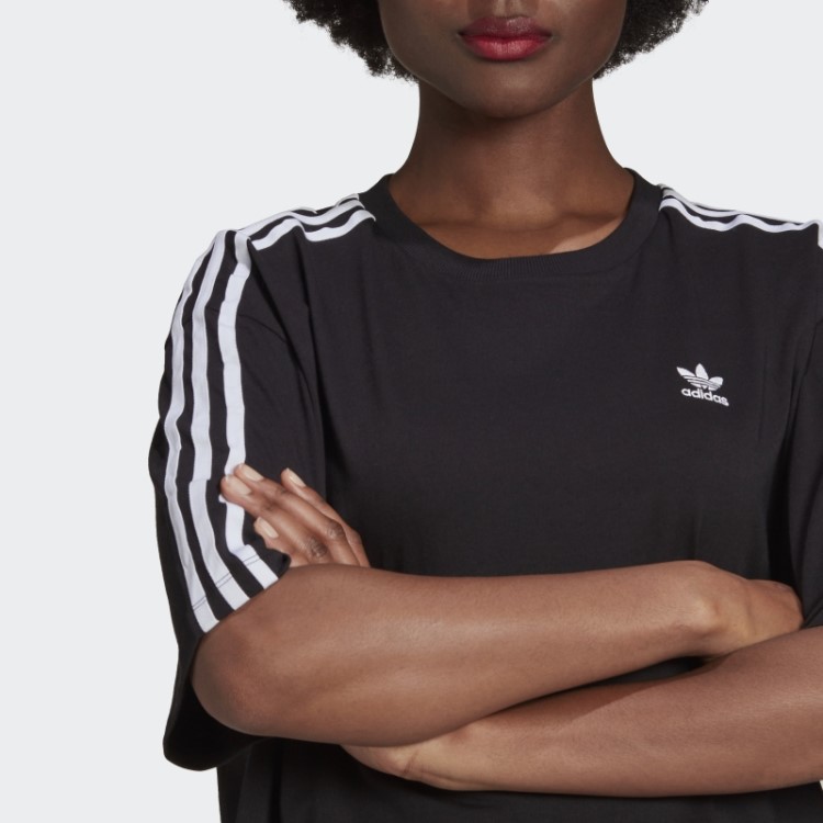 Camiseta Oversize Adicolor Classics Preta Adidas