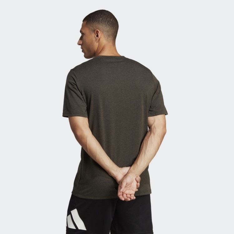 Camiseta De Treino Preta Adidas Train Essentials Comfort Hot