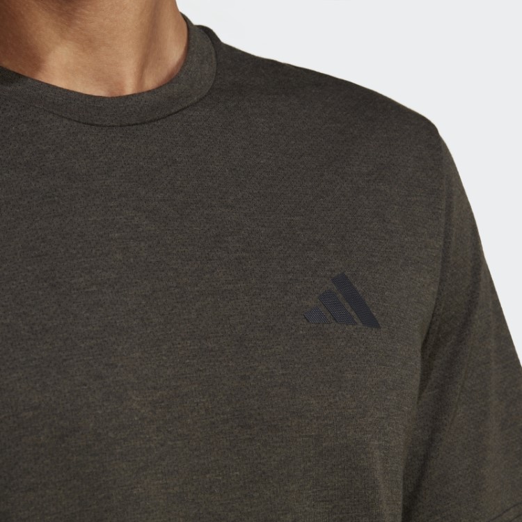 Camiseta De Treino Preta Adidas Train Essentials Comfort Hot