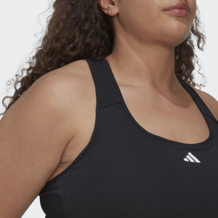 Sutiã Techfit De Suporte Médio Adidas Black Powerreact (tamanho Grande)