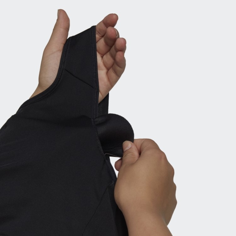 Sutiã Techfit De Suporte Médio Adidas Black Powerreact (tamanho Grande)