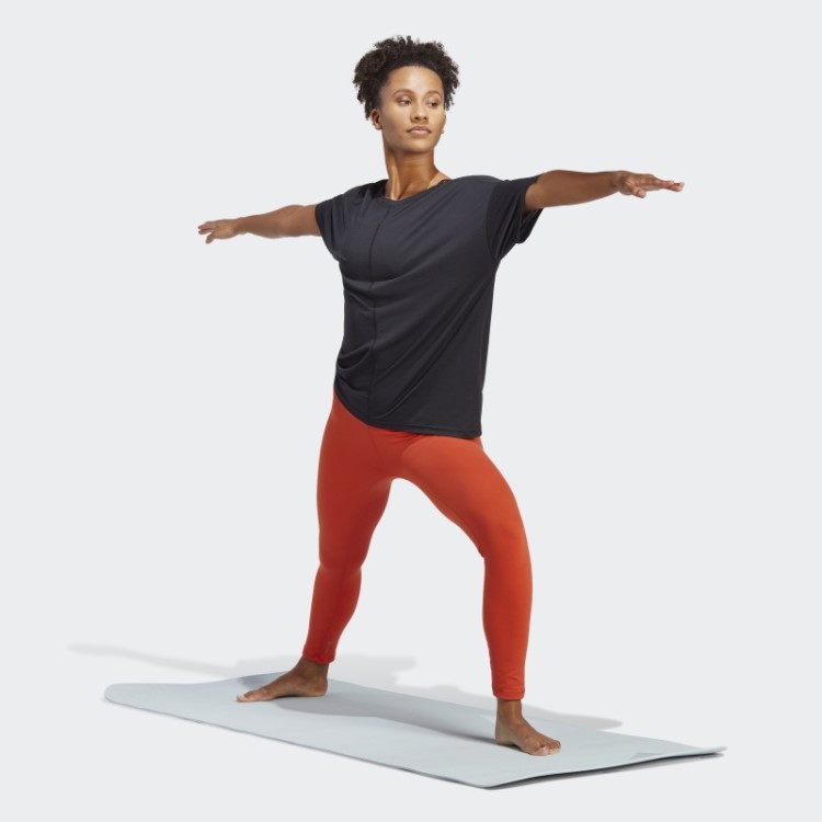 Camiseta Oversized Preta Adidas Yoga Studio
