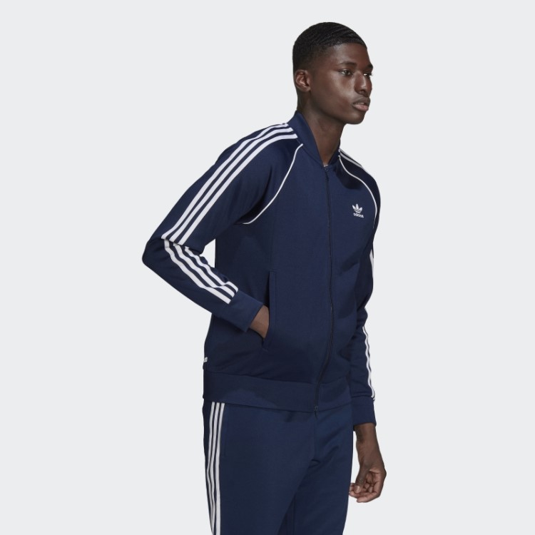 Jaqueta Night Indigo Adicolor Classics Primeblue Sst Adidas