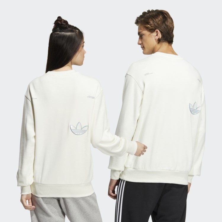 Moletom Adicolor Branco Adidas