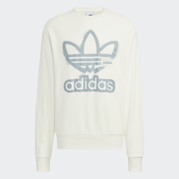Moletom Adicolor Branco Adidas