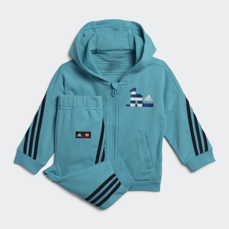 Conjunto De Calça E Jaqueta Azul Adidas X Classic Lego Quente