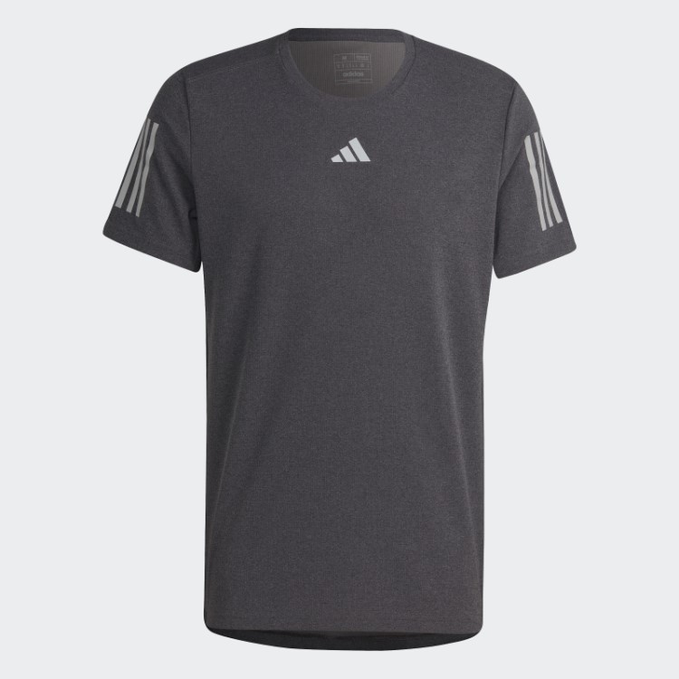 Camiseta Adidas Black Melange Own The Run Heather