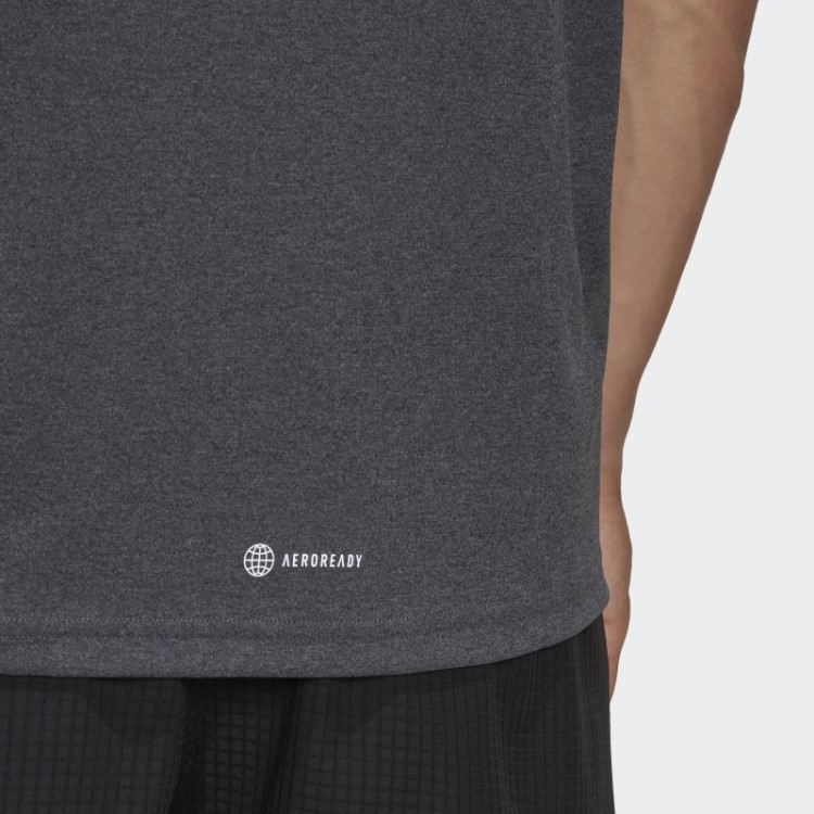 Camiseta Adidas Black Melange Own The Run Heather