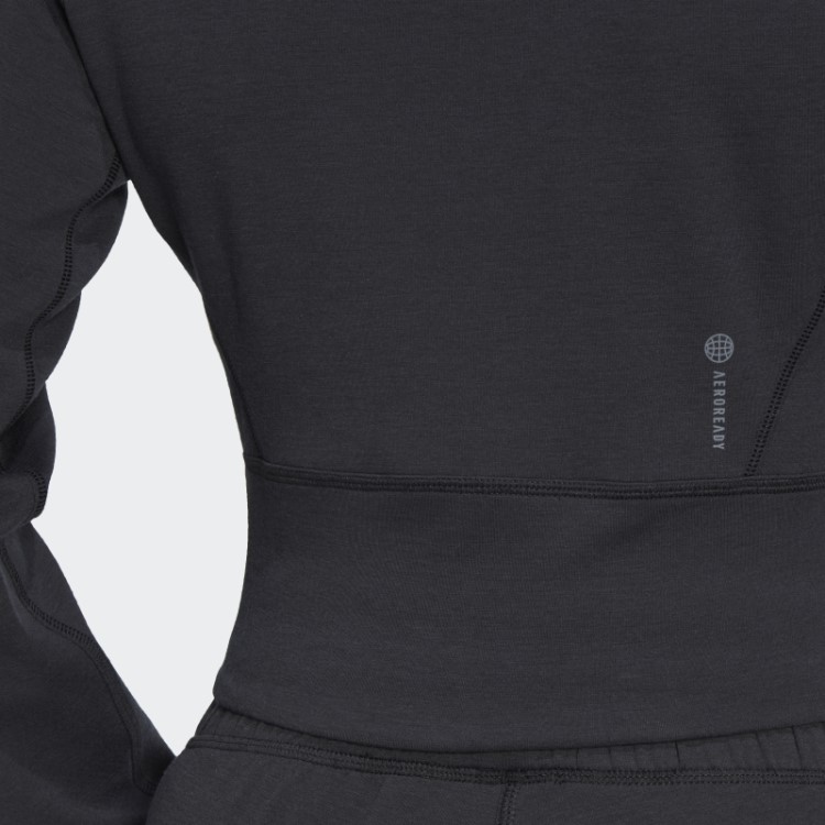 Top Preto Aeroready Studio Adidas