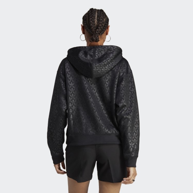 Moletom Com Logo Adidas Preto